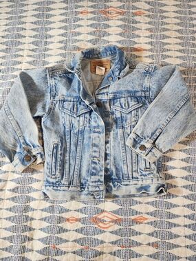 Kids' Vintage Levi's Light Acid-Wash Jean Jacket